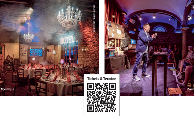 Magische Momente verschenken Eventdinner mit Krimi und Grusel oder Zauberkunst im Gewölbe