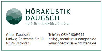 Ausgezeichnete Hörakustik aus Osthofen